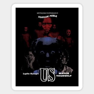 JORDAN PEELE'S US Sticker